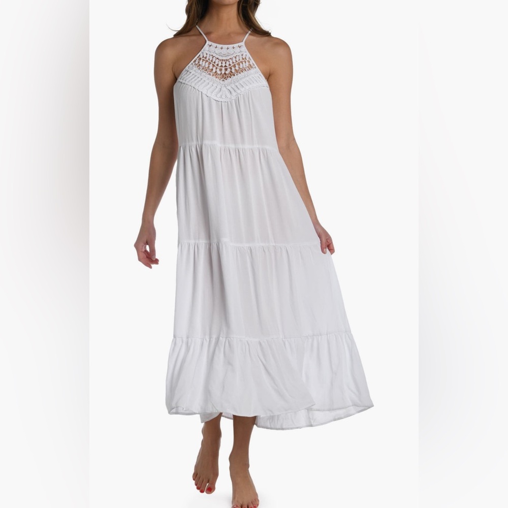 La Blanca Coastal Halter Neck Cover-Up Dress